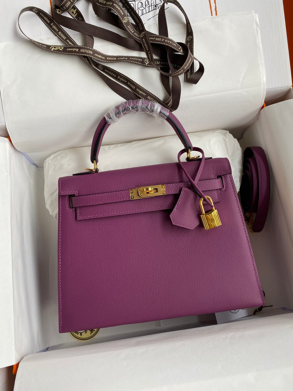 Kelly 25 Epsom Leather Bag