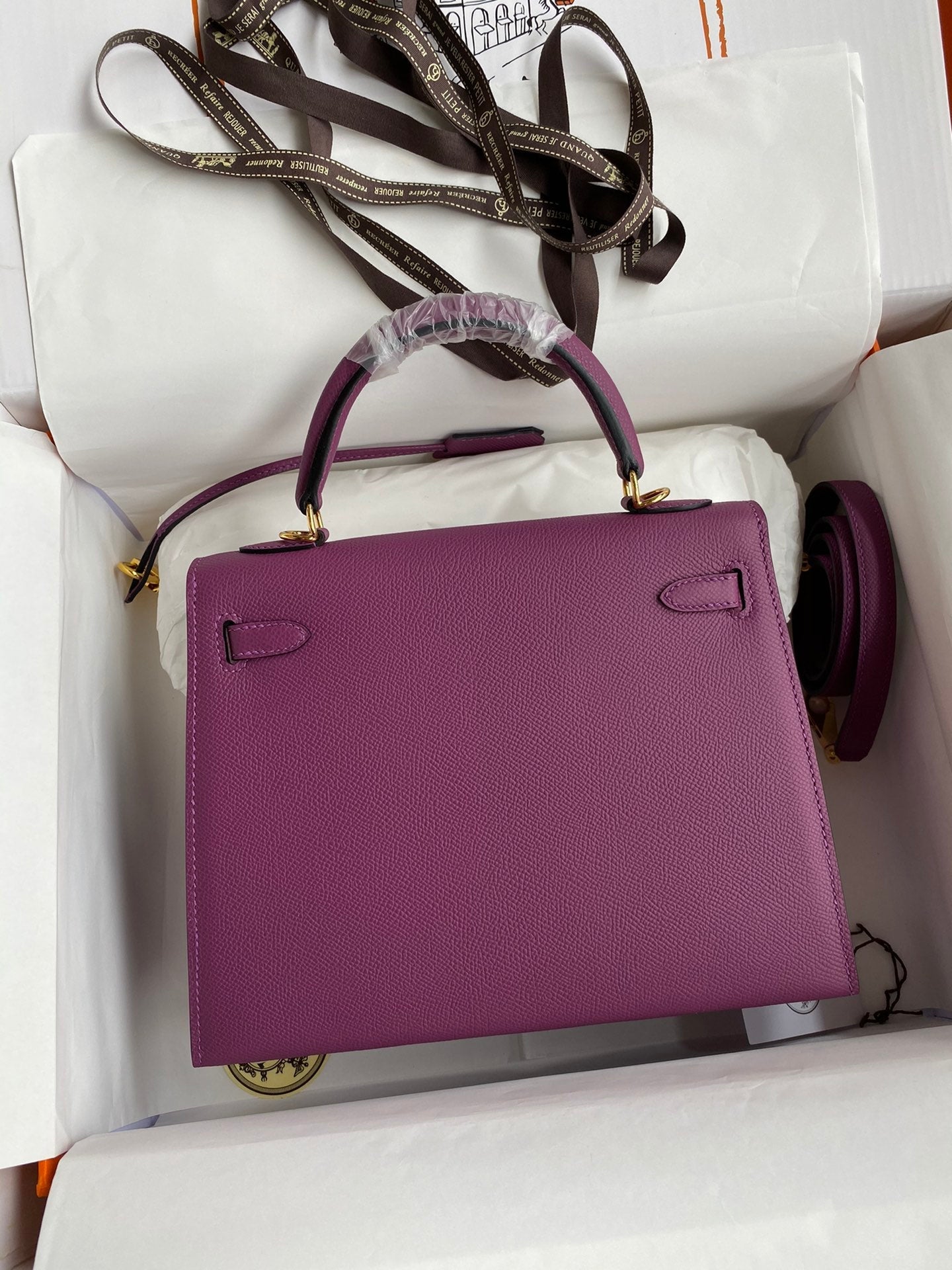 Kelly 25 Epsom Leather Bag