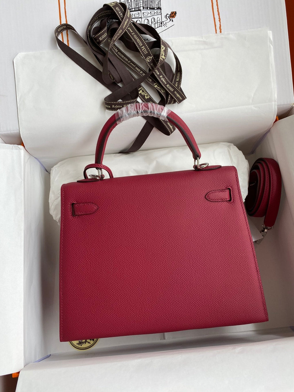 Kelly 25 Epsom Leather Bag