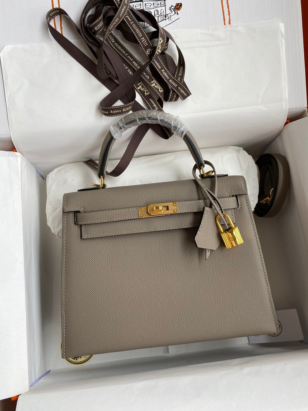 Kelly 25 Epsom Leather Bag