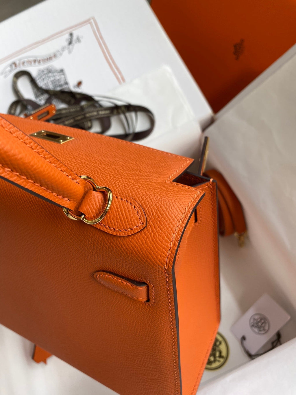 Kelly 25 Epsom Leather Bag