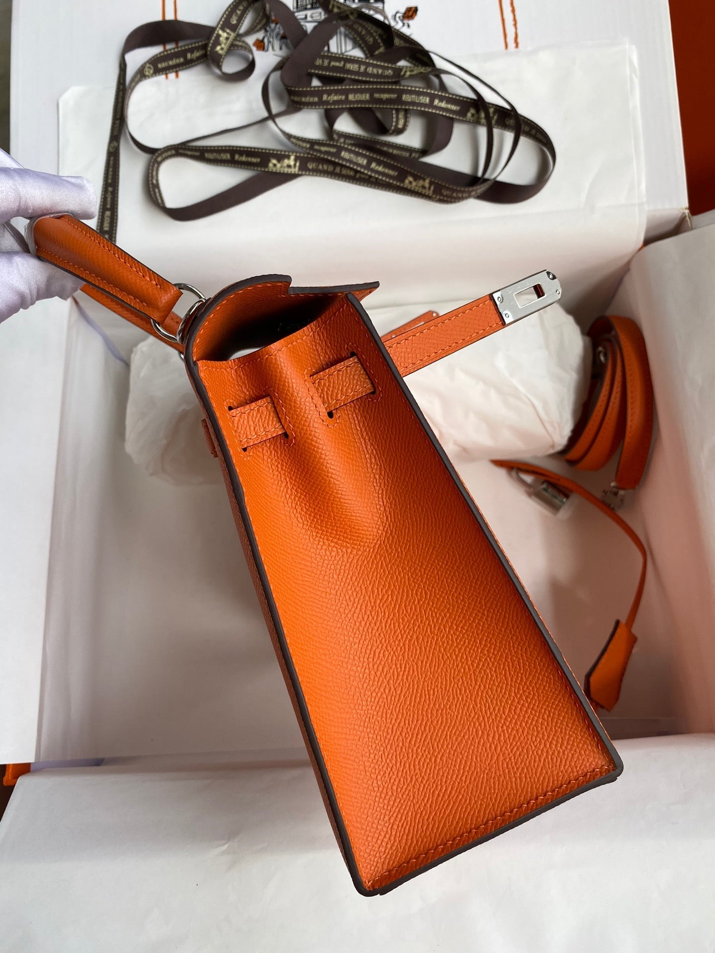 Kelly 25 Epsom Leather Bag
