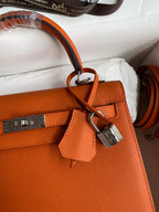Kelly 25 Epsom Leather Bag