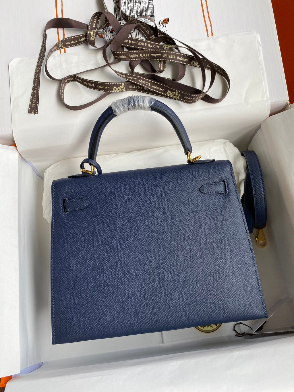 Kelly 25 Epsom Leather Bag