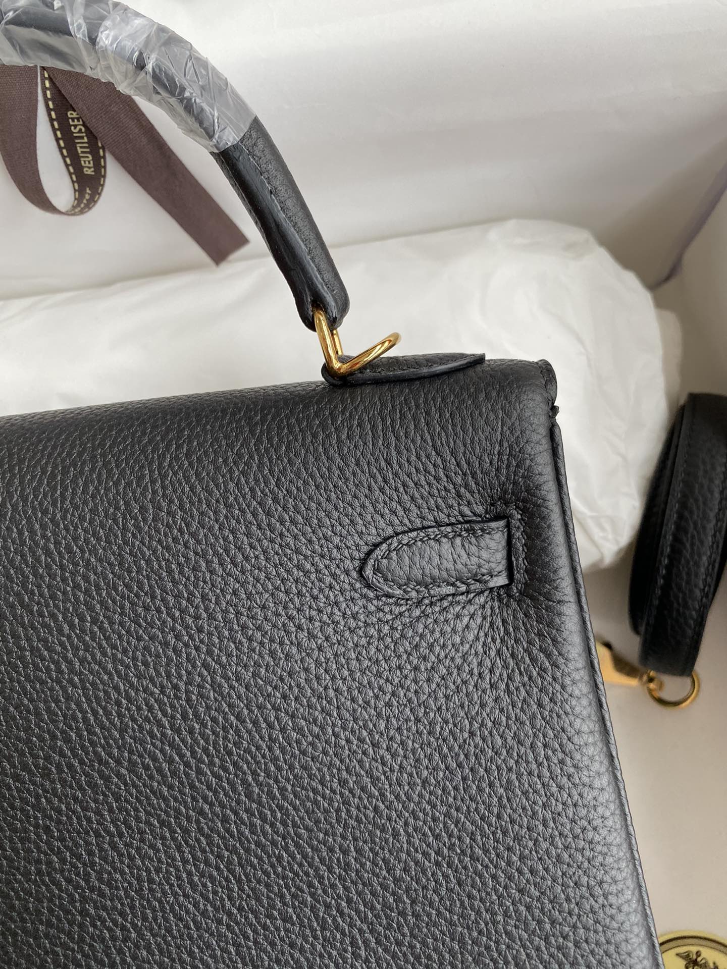 Kelly 25 Togo Leather Bag