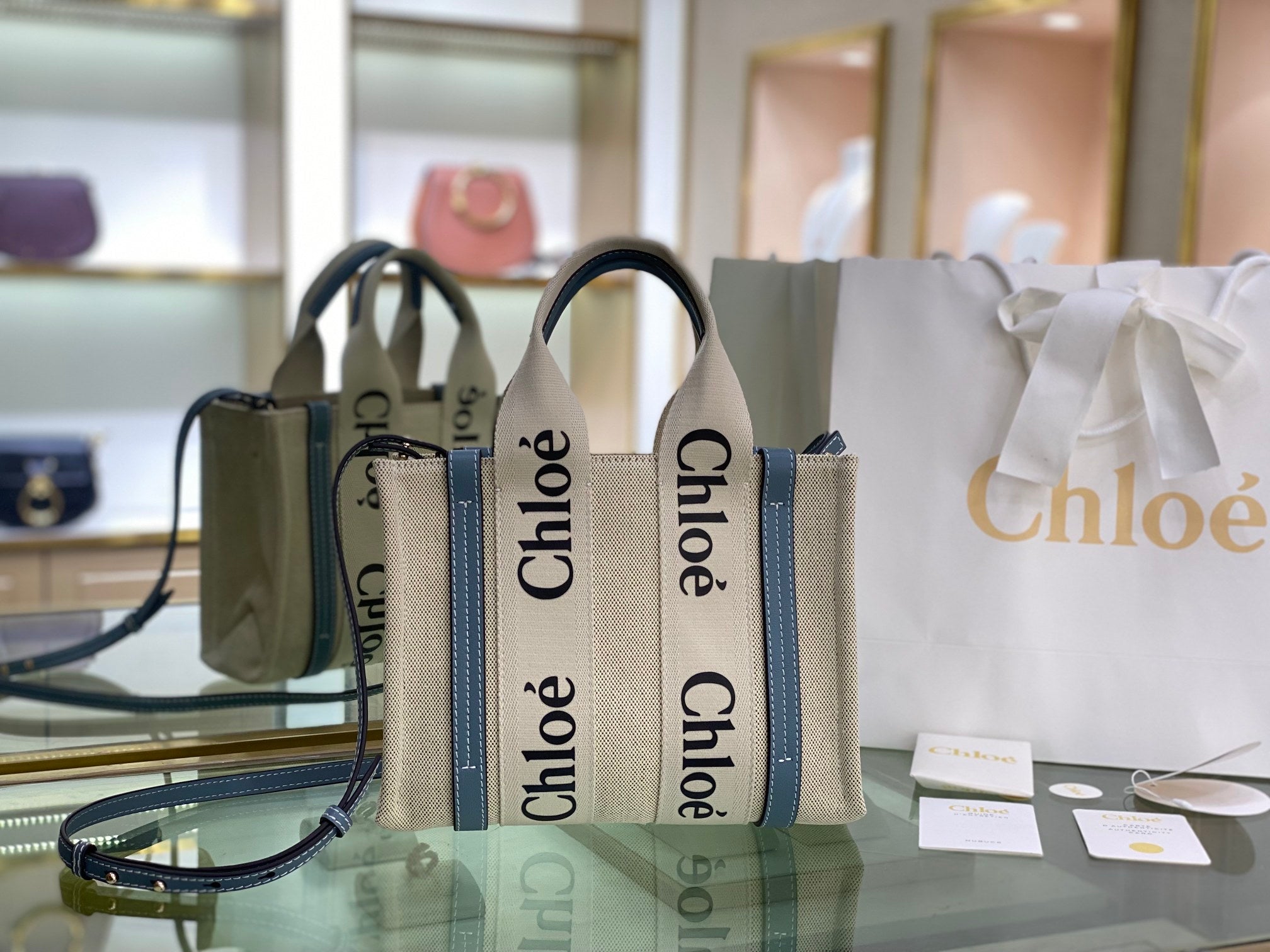 Woody Tote Bag with Strap