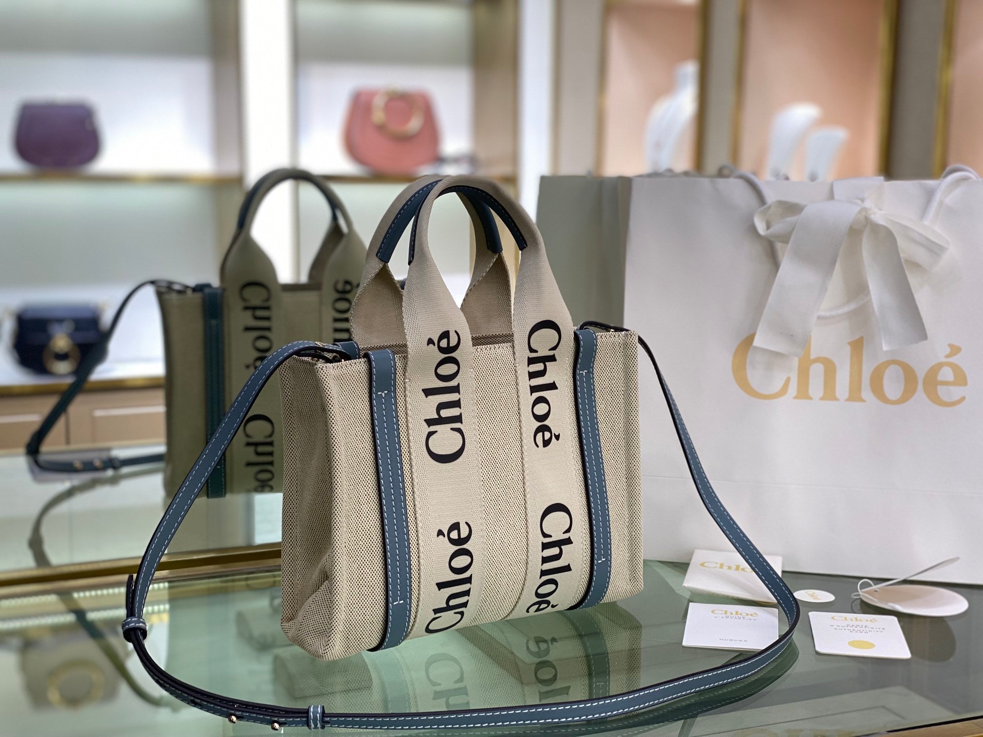 Woody Tote Bag with Strap