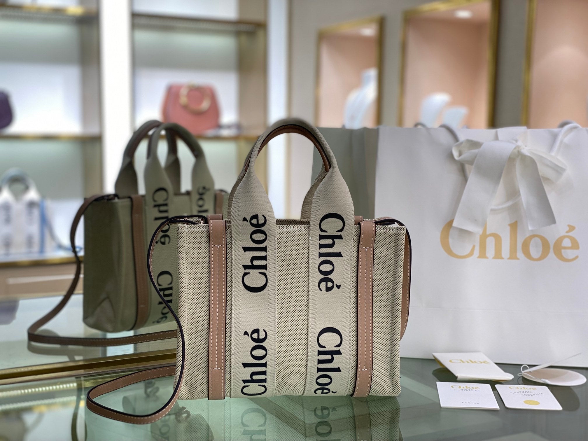 Woody Tote Bag with Strap