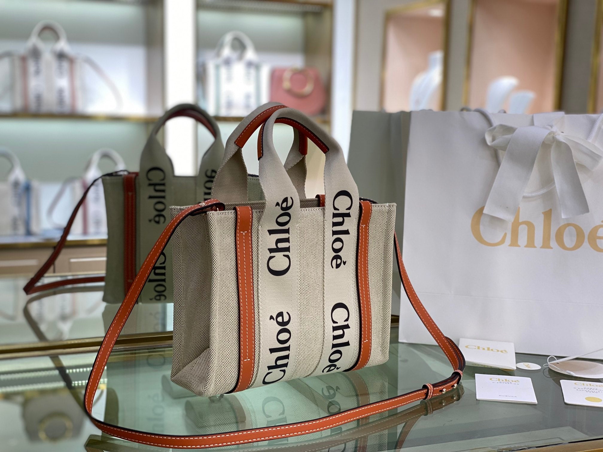 Woody Tote Bag with Strap