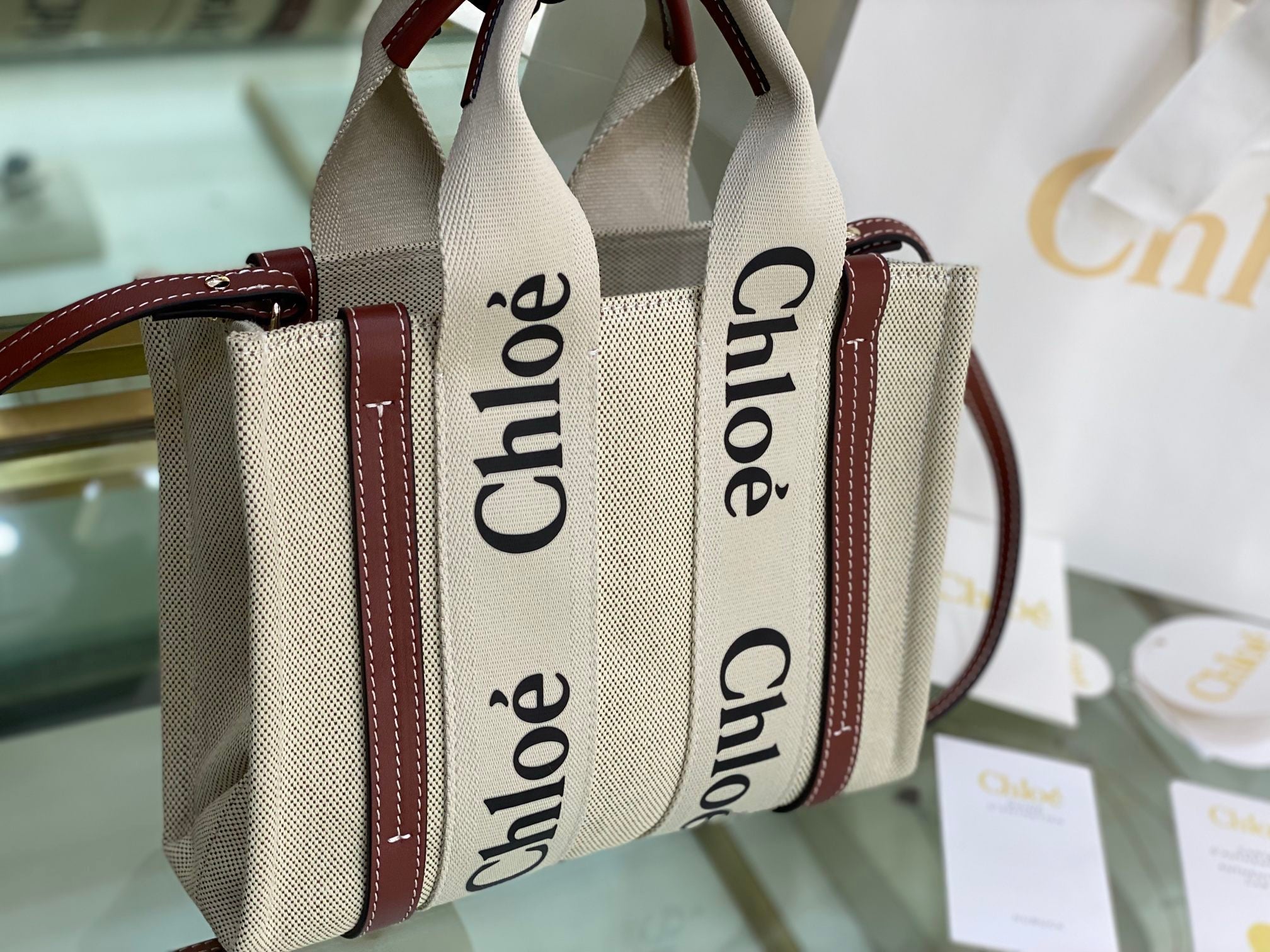 Woody Tote Bag with Strap