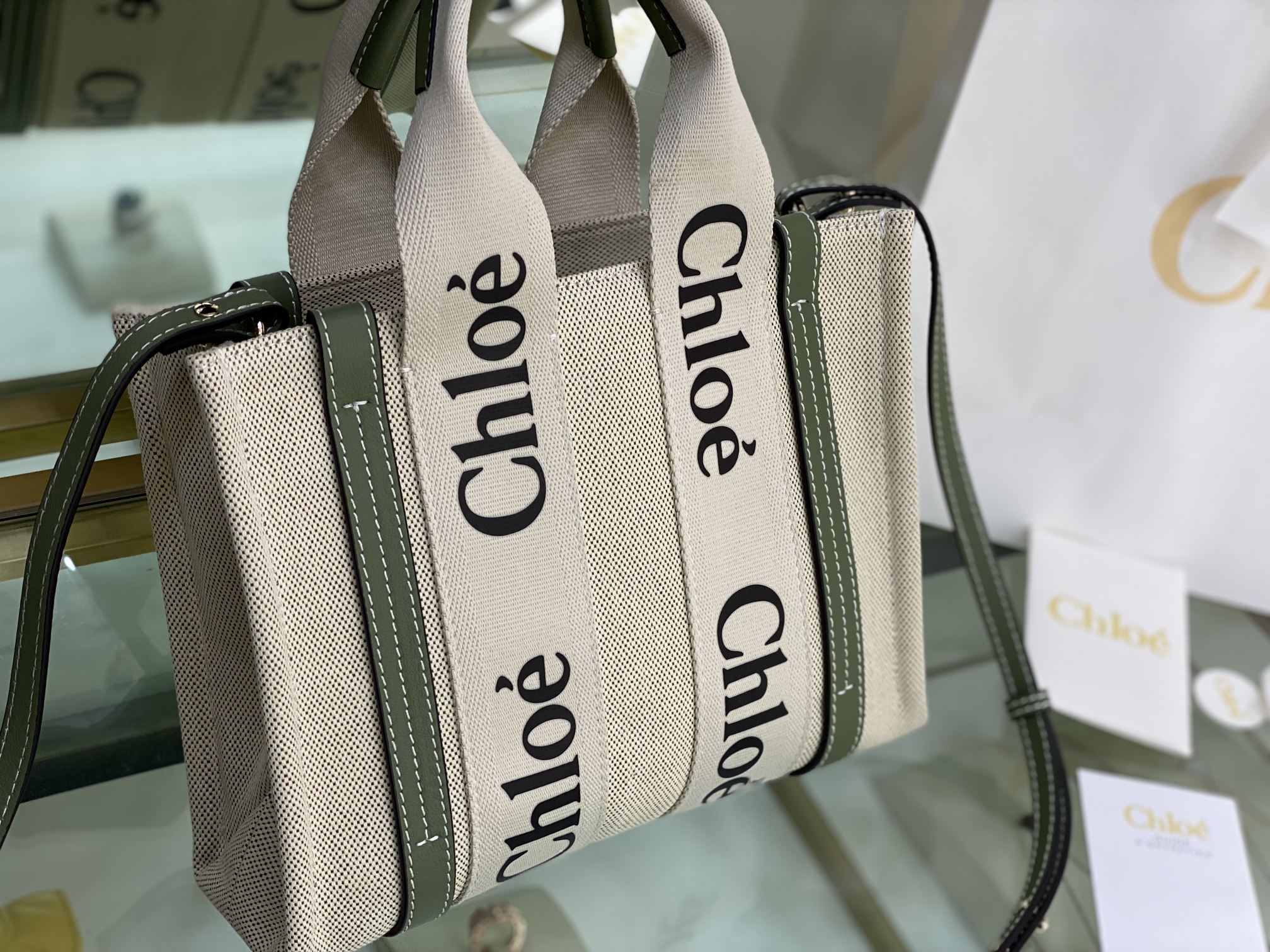 Woody Tote Bag with Strap