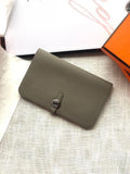 Dogon Long Wallet Togo Leather