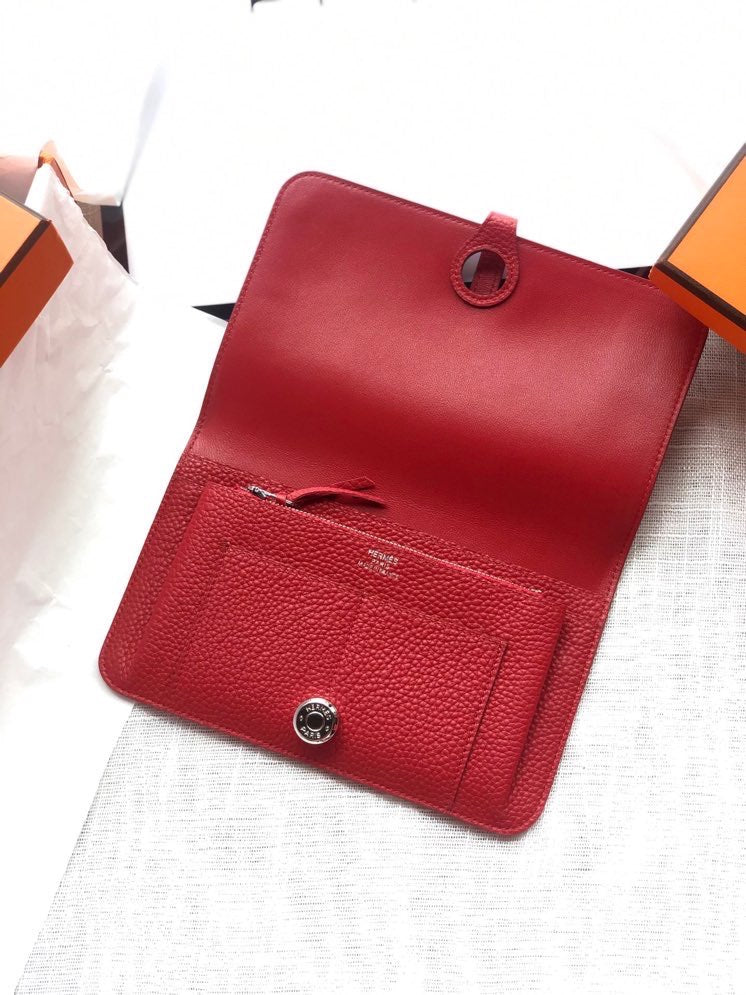 Dogon Long Wallet Togo Leather