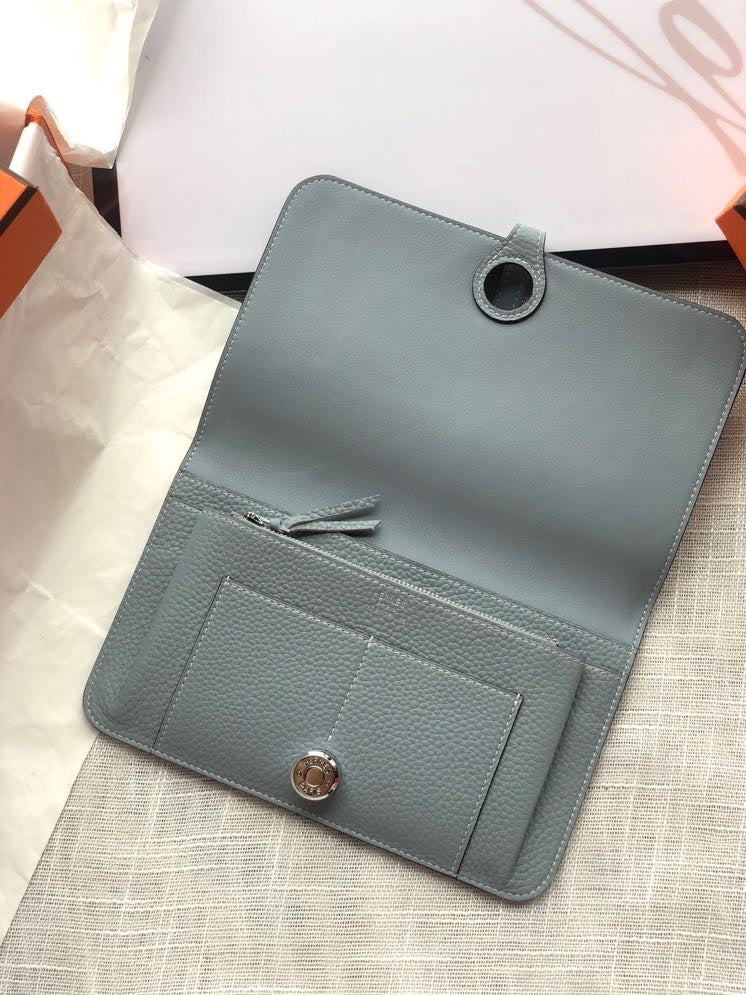 Dogon Long Wallet Togo Leather