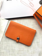 Dogon Long Wallet Togo Leather