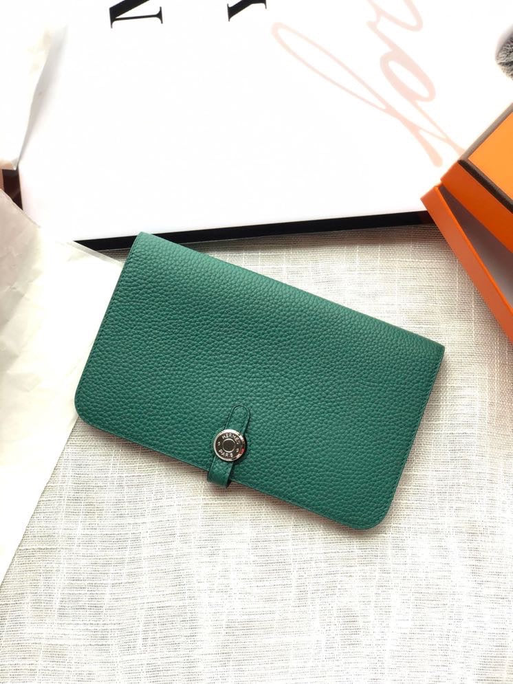 Dogon Long Wallet Togo Leather
