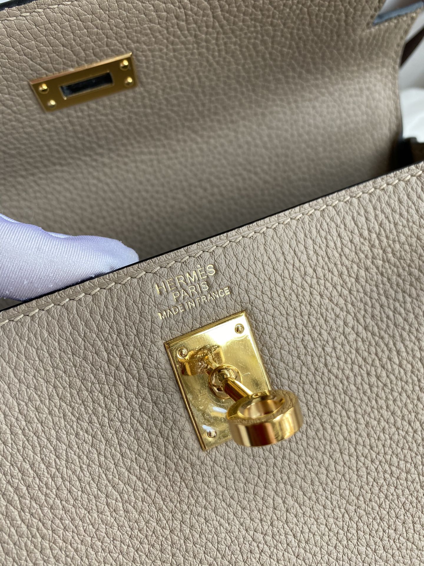 Kelly 25 Togo Leather Bag