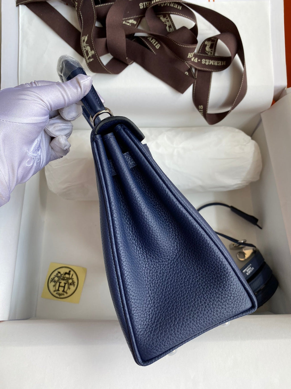 Kelly 25 Togo Leather Bag