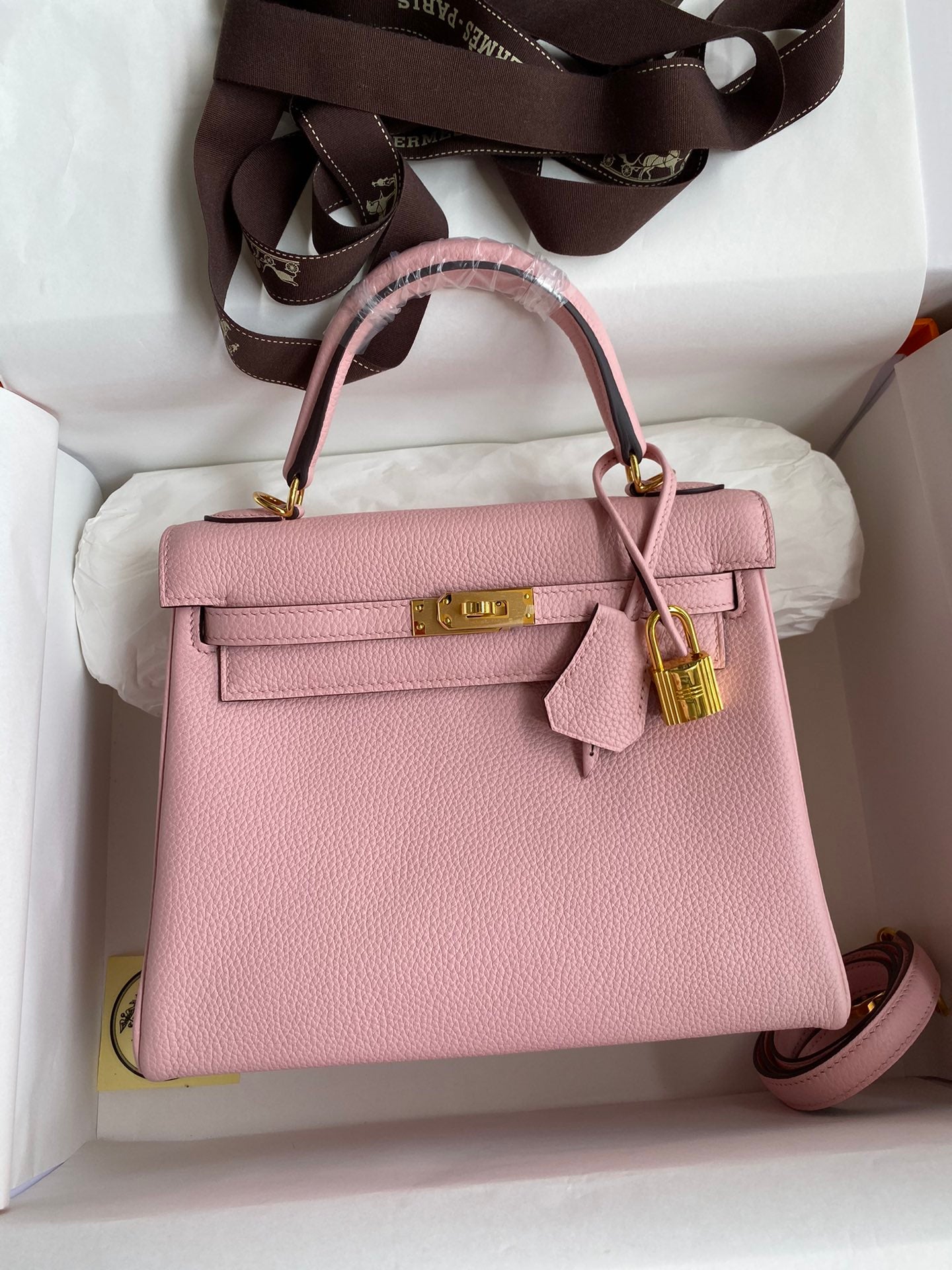 Kelly 25 Togo Leather Bag