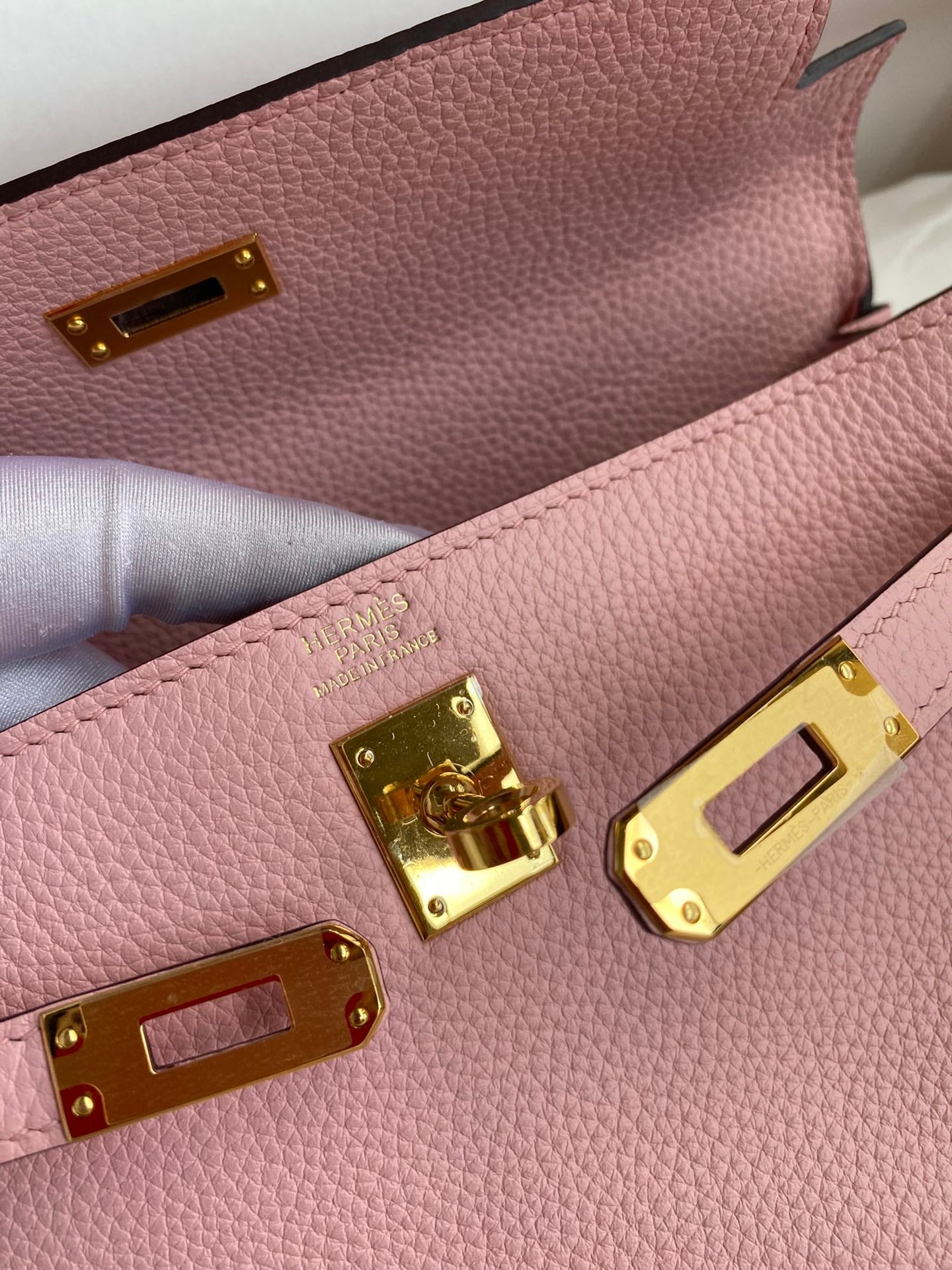 Kelly 25 Togo Leather Bag