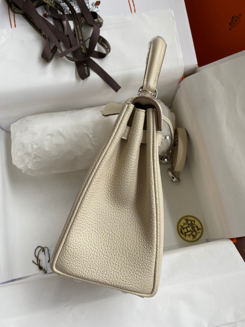 Kelly 25 Togo Leather Bag
