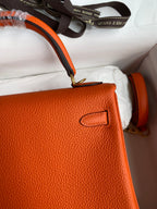 Kelly 25 Togo Leather Bag