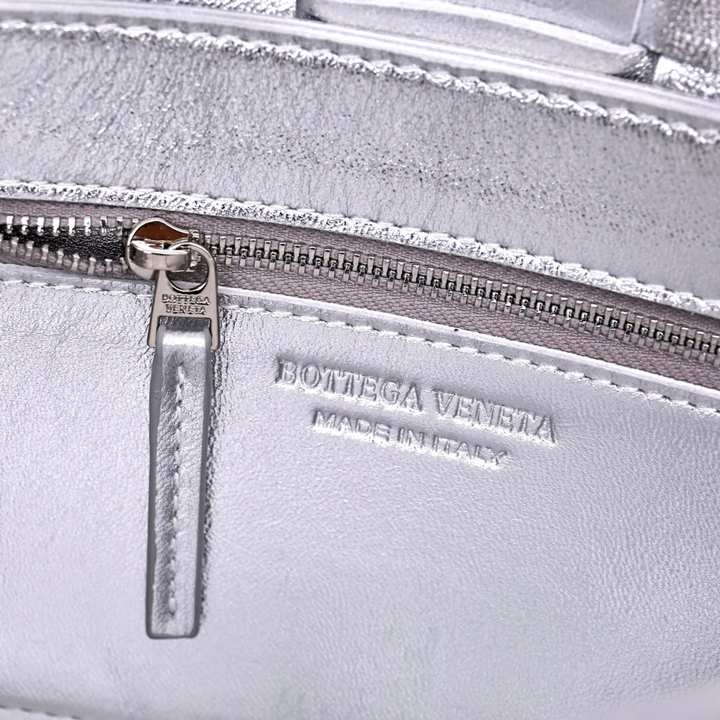 Cassette-Style Woven Shoulder Bag