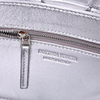 Cassette-Style Woven Shoulder Bag