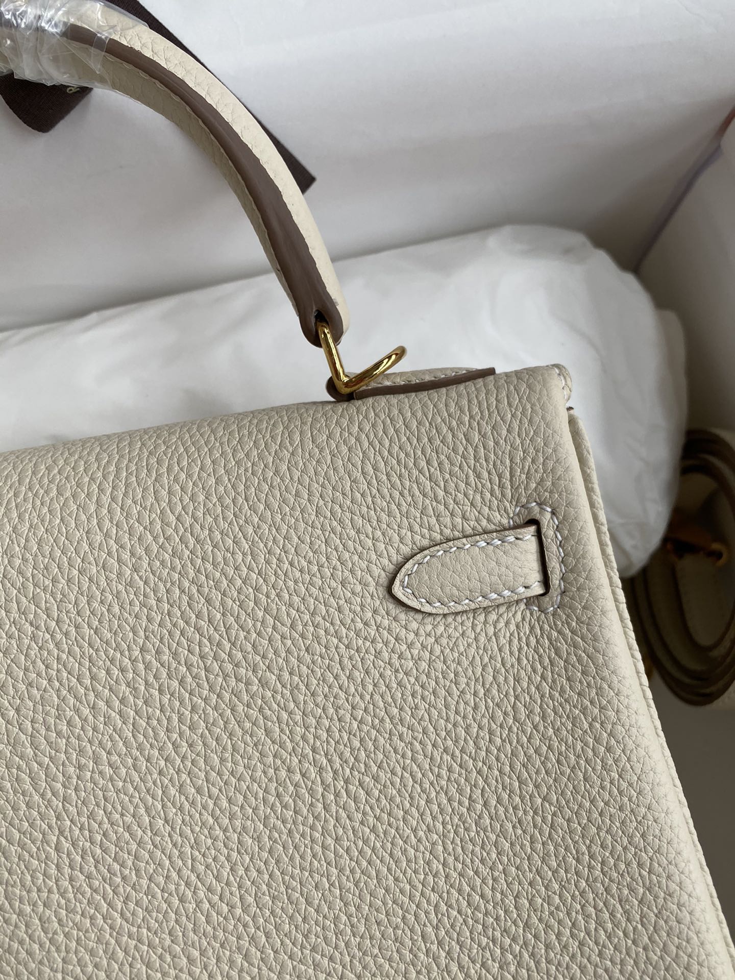Kelly 25 Togo Leather Bag