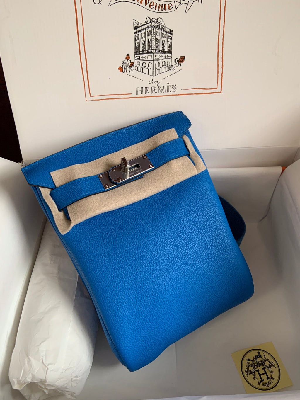 HAC à Dos Backpack 18cm Togo Leather