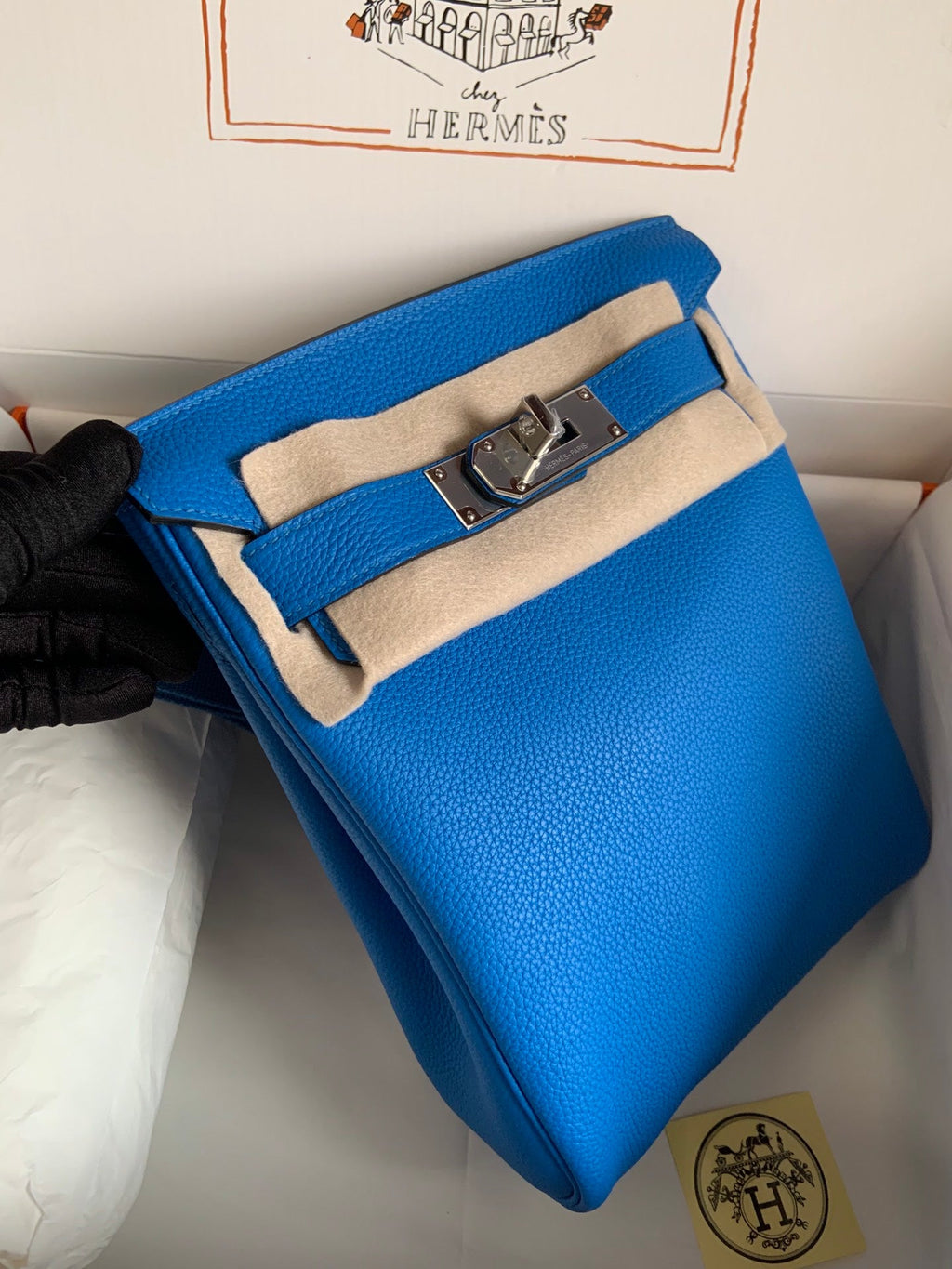 HAC à Dos Backpack 18cm Togo Leather