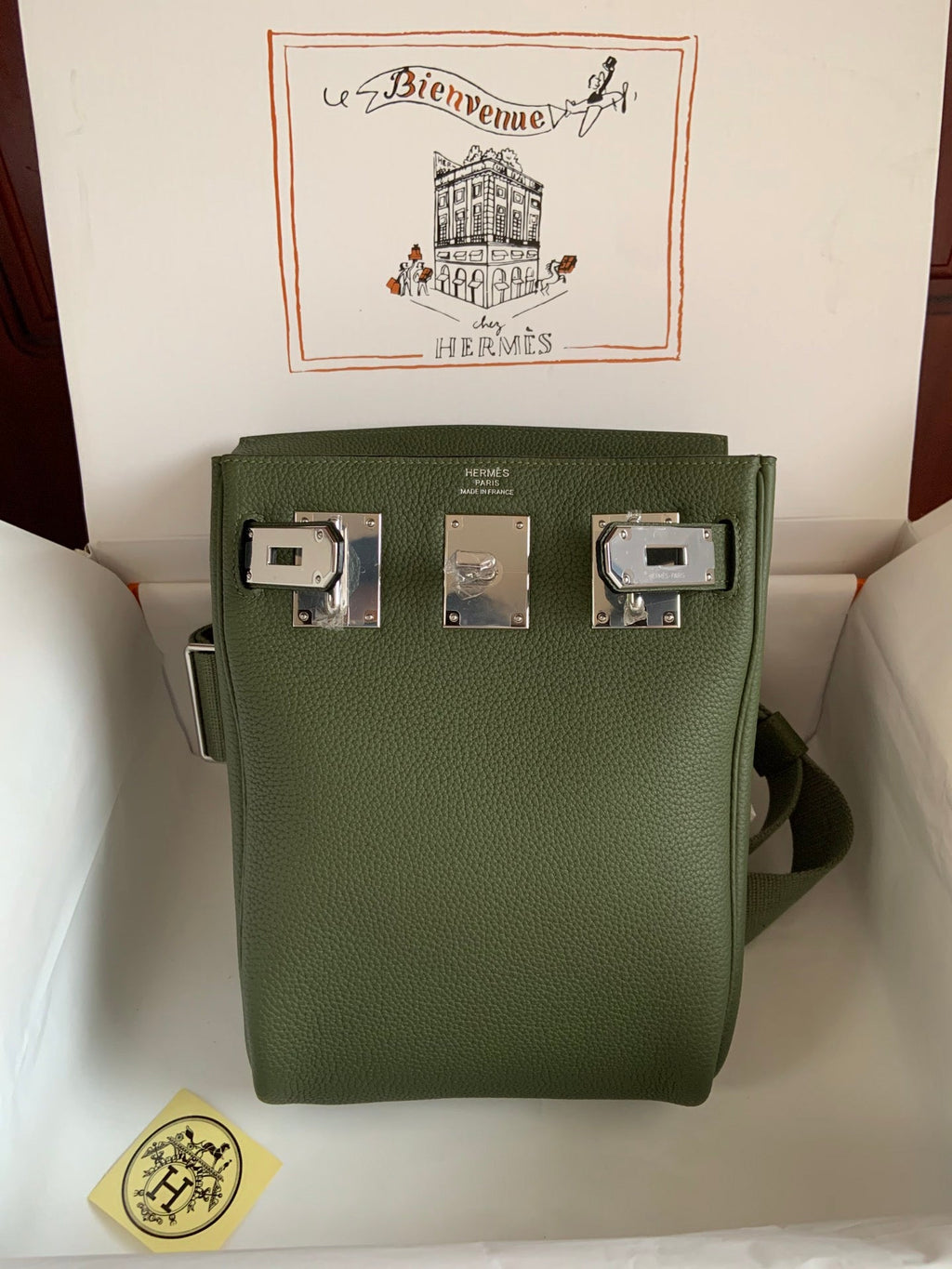 HAC à Dos Backpack 18cm Togo Leather