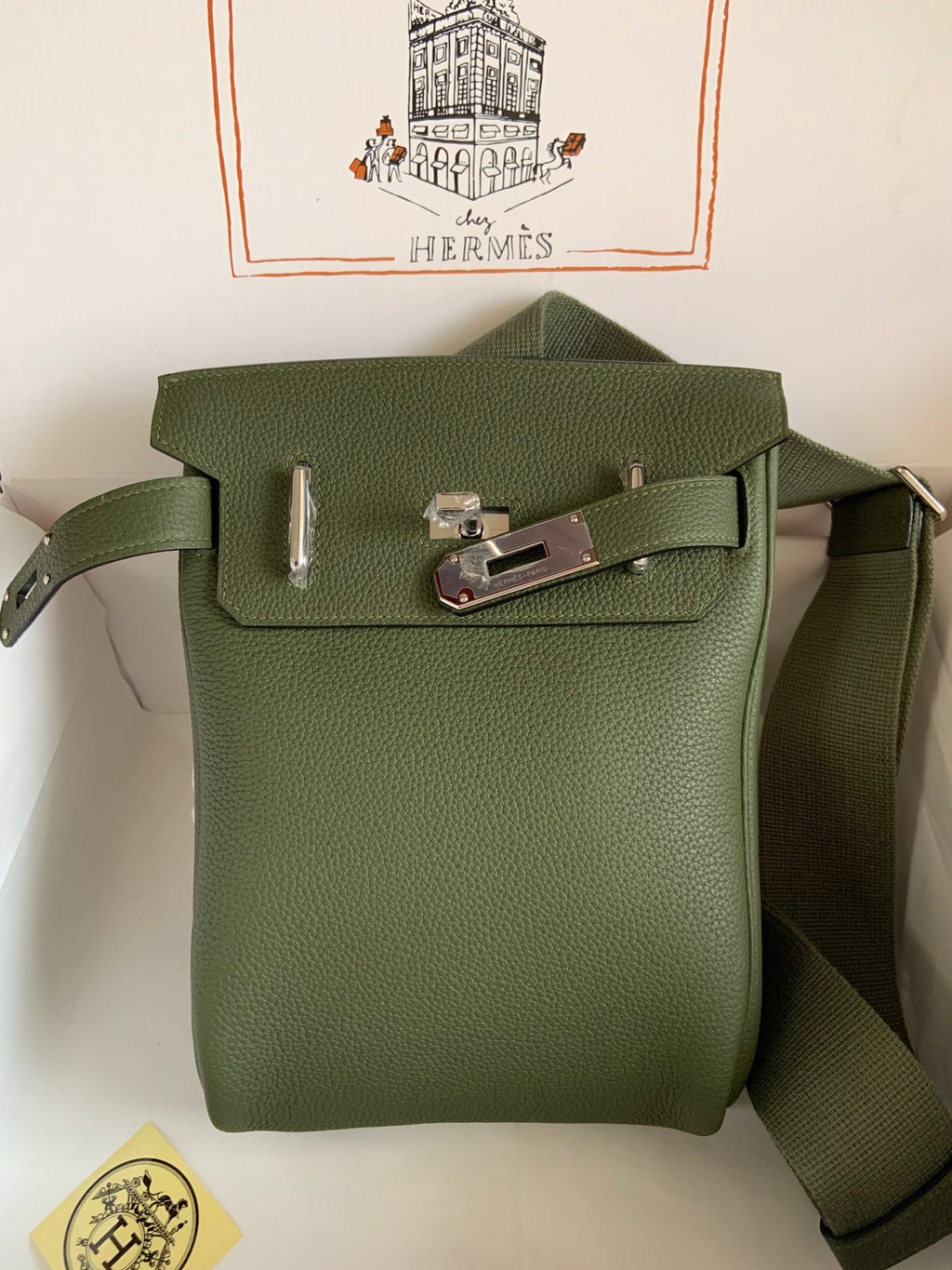 HAC à Dos Backpack 18cm Togo Leather