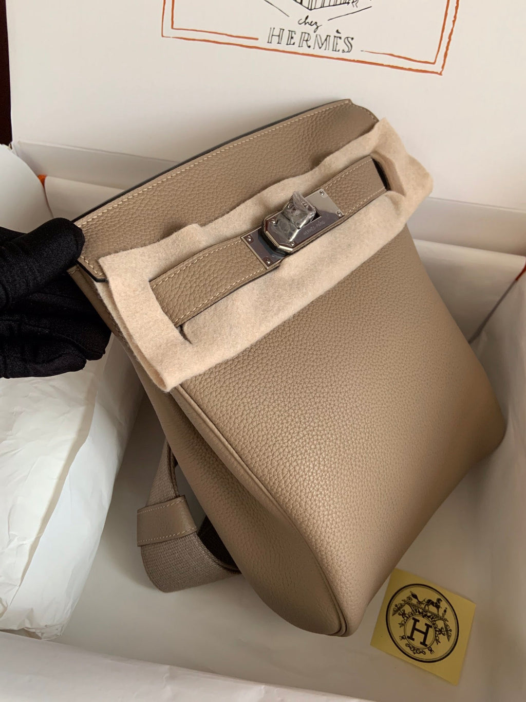 HAC à Dos Backpack 18cm Togo Leather
