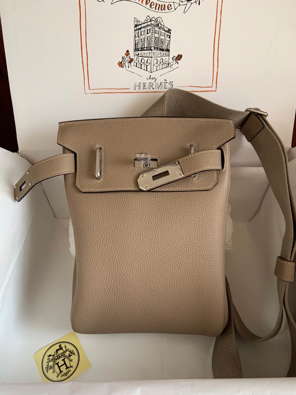 HAC à Dos Backpack 18cm Togo Leather