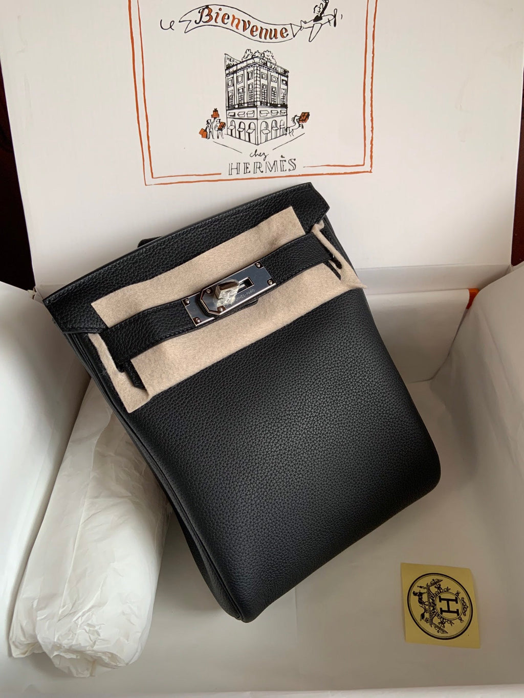 HAC à Dos Backpack 18cm Togo Leather
