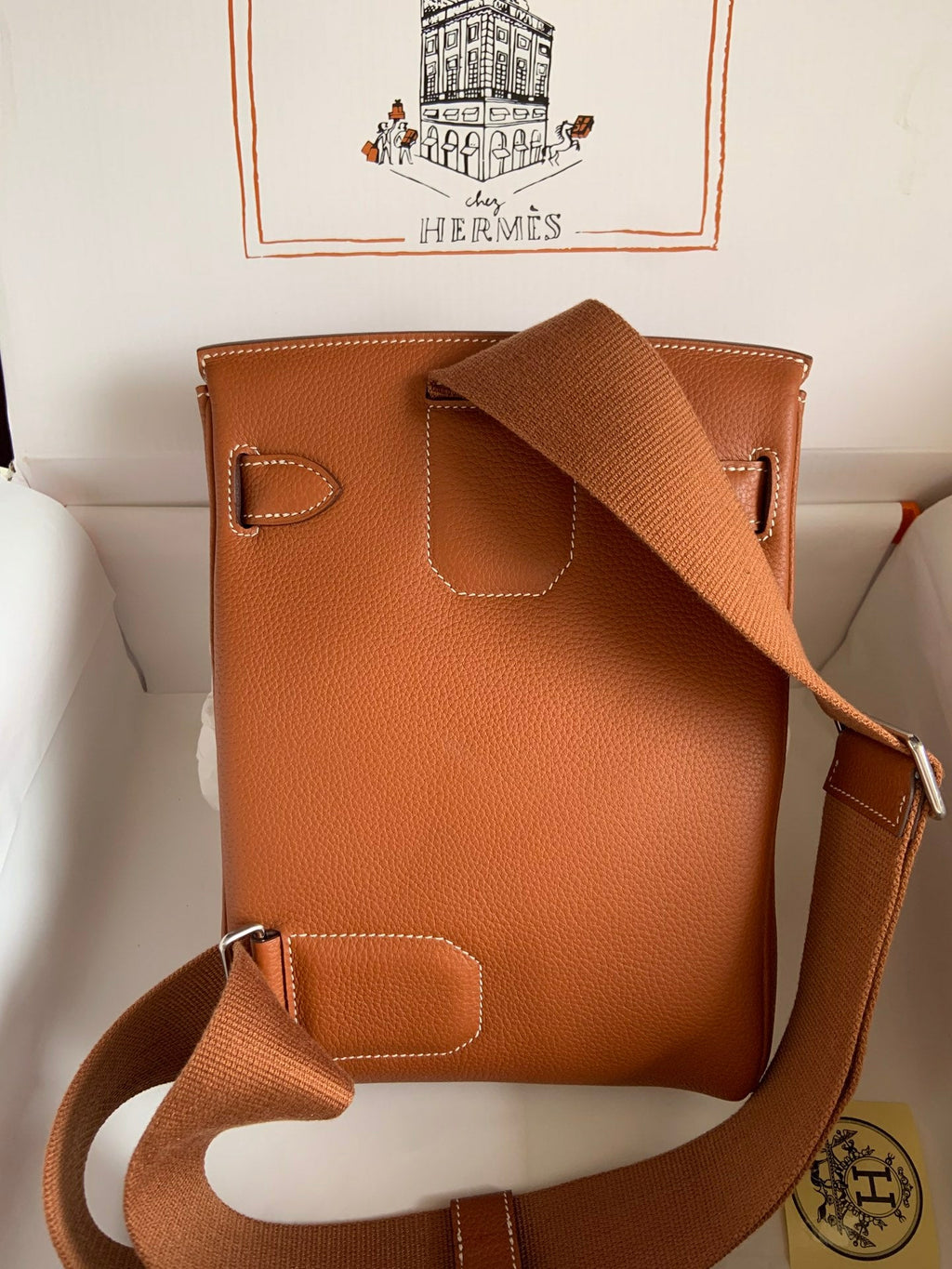 HAC à Dos Backpack 18cm Togo Leather