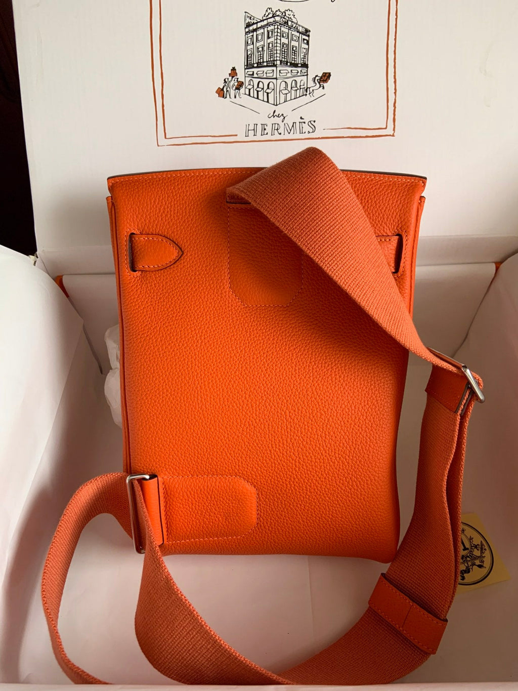HAC à Dos Backpack 18cm Togo Leather