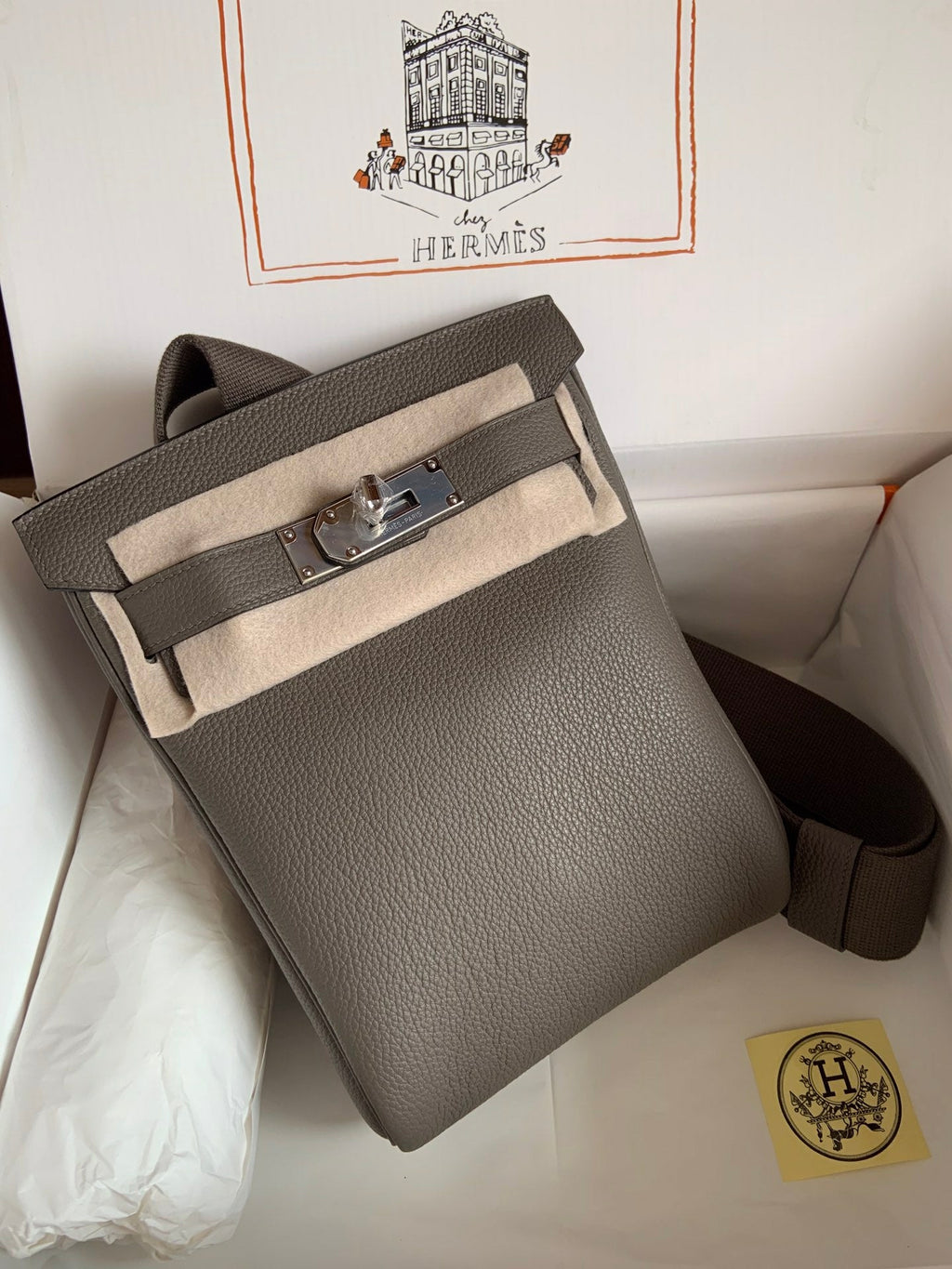 HAC à Dos Backpack 18cm Togo Leather
