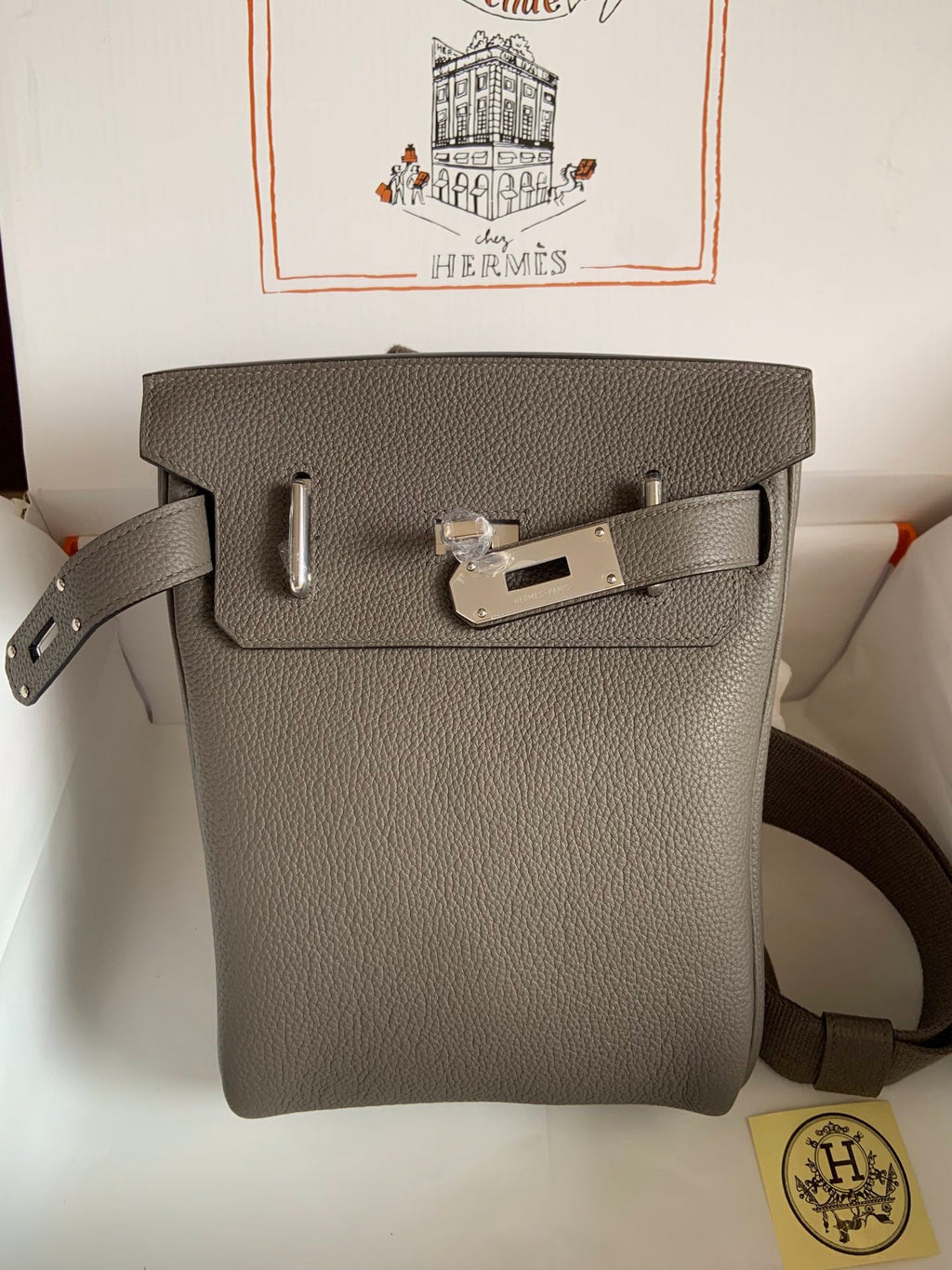 HAC à Dos Backpack 18cm Togo Leather