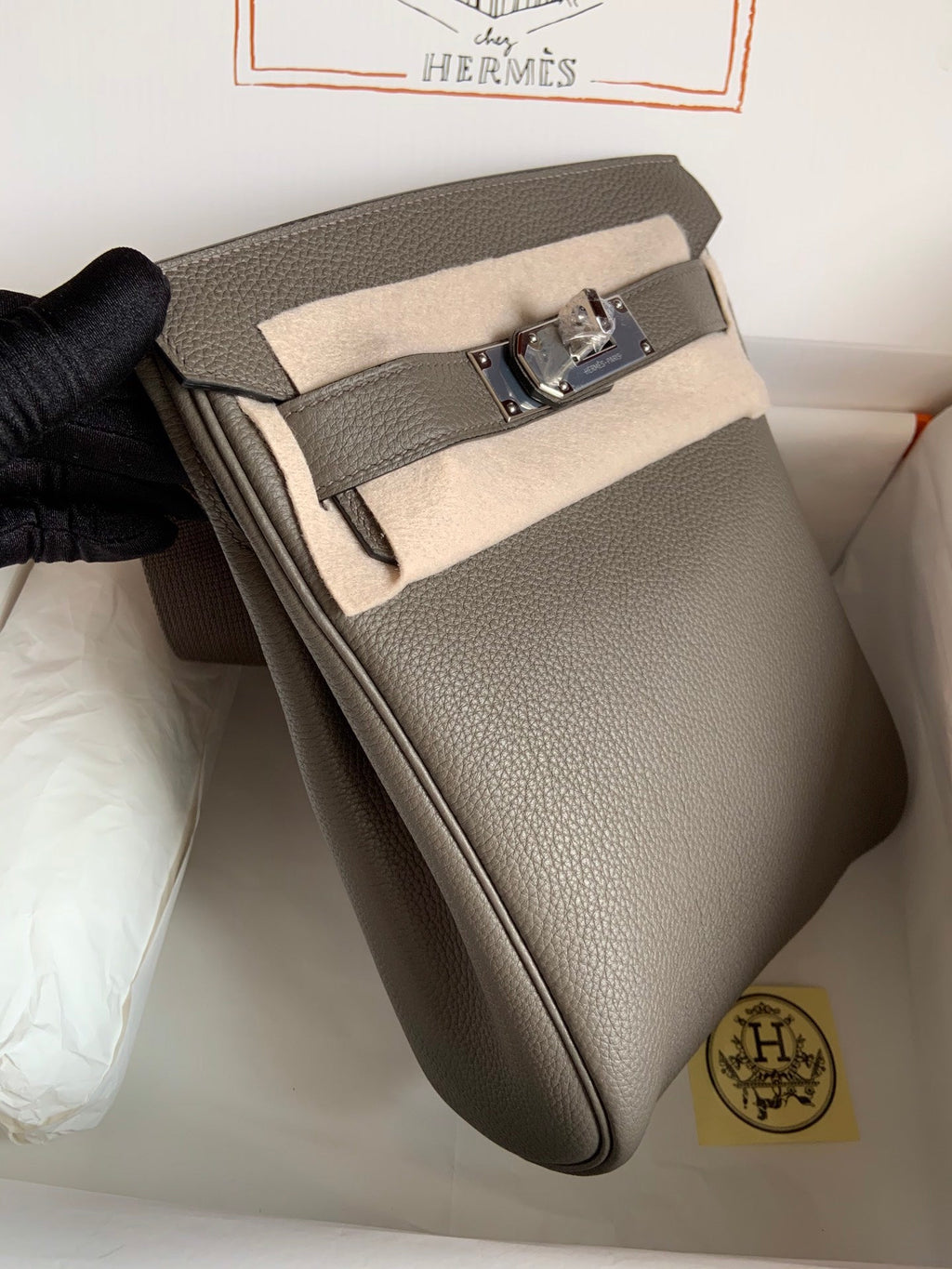 HAC à Dos Backpack 18cm Togo Leather