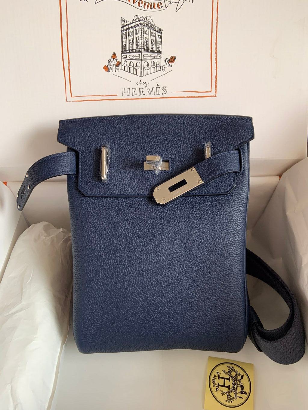 HAC à Dos Backpack 18cm Togo Leather