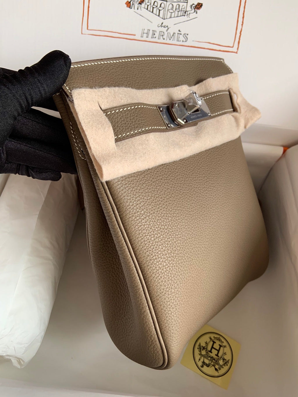 HAC à Dos Backpack 18cm Togo Leather