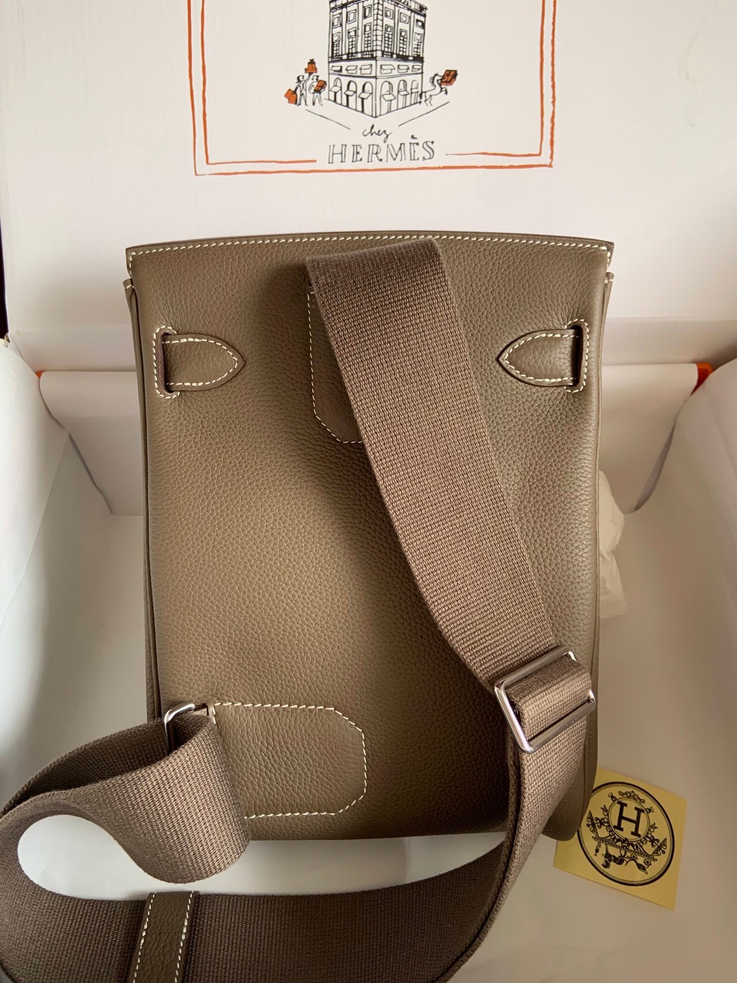 HAC à Dos Backpack 18cm Togo Leather