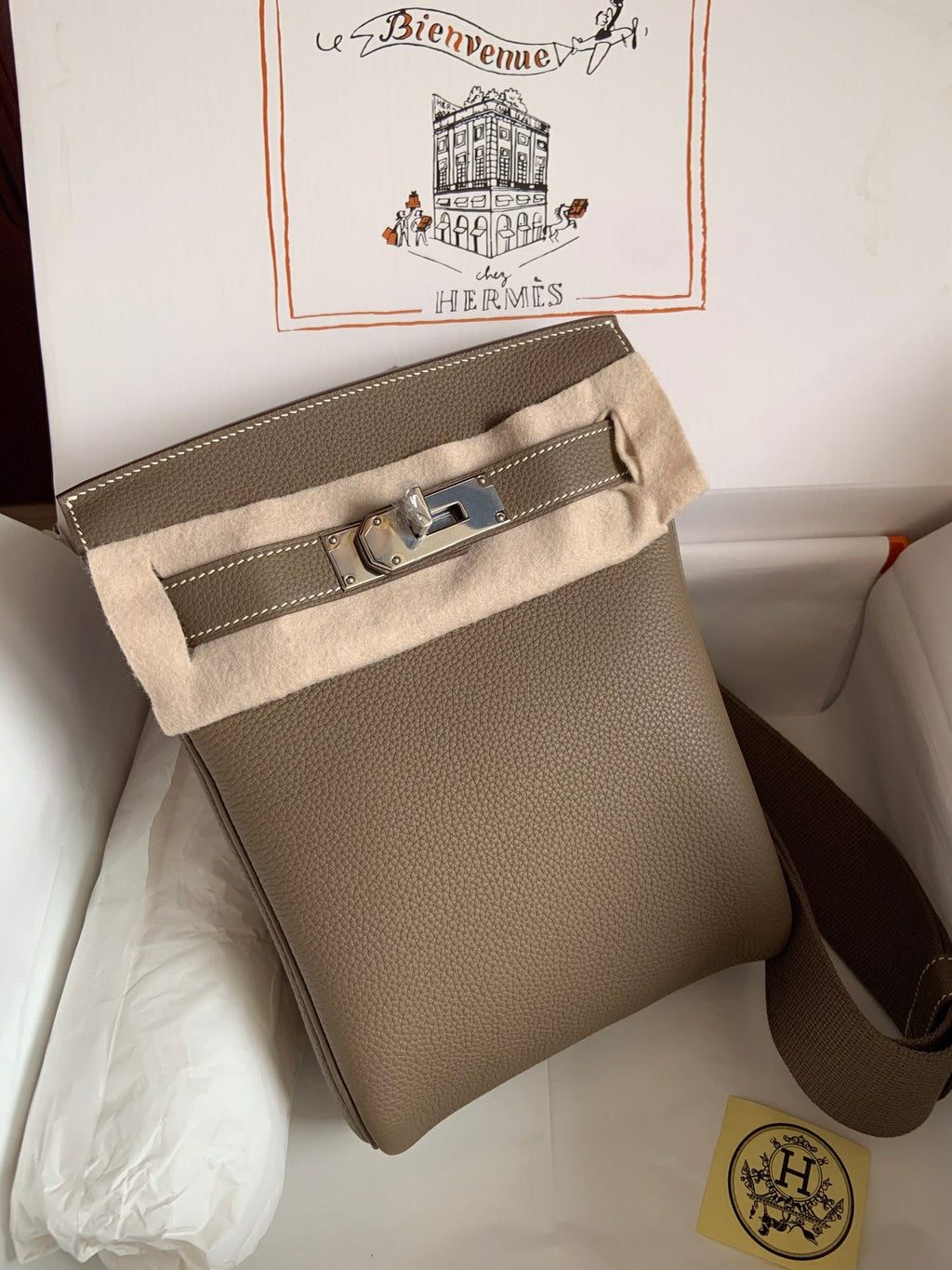 HAC à Dos Backpack 18cm Togo Leather