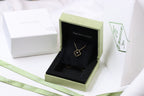 Alhambra Black Onyx Clover Necklace with Center Stone