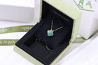Alhambra Green Malachite Clover Necklace