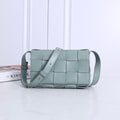 Cassette-Style Woven Shoulder Bag
