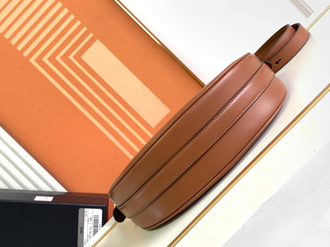 Moon-Style Dual Strap Shoulder Bag
