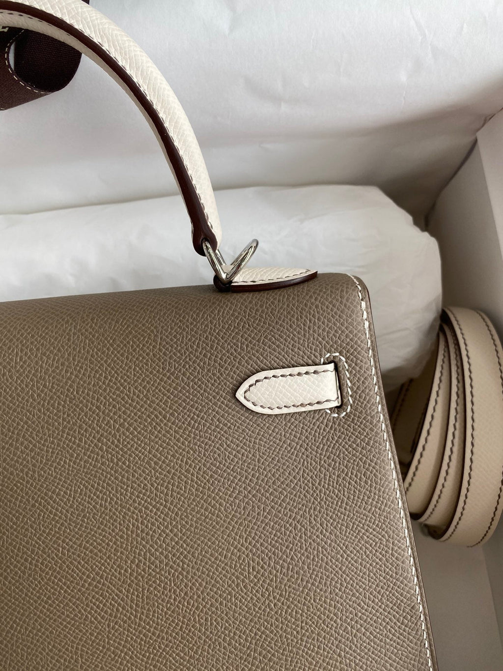 Kelly 25cm Epsom Leather Bag